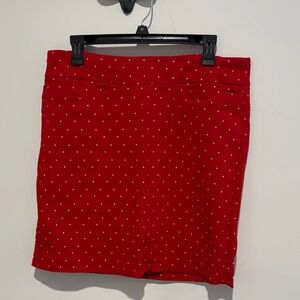 Red Polka Dot Skort